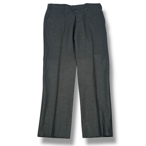 Marco Pescarolo Slim 80 Dress Pants Trouser Men’s 48 US 33 x 28 Charcoal Gray - Picture 1 of 11